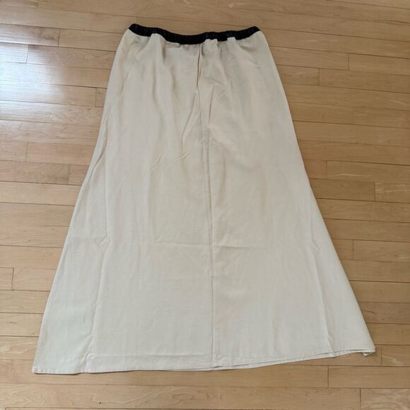 WeWoreWhat Bow Maxi Skirt in Wood Ash & Black S NWOT - Picture 12 of 12